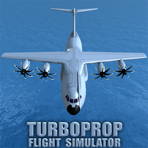 دانلود Turboprop Flight Simulator 3D – بازی شبیه ساز پرواز سه بعدی اندروید + مود